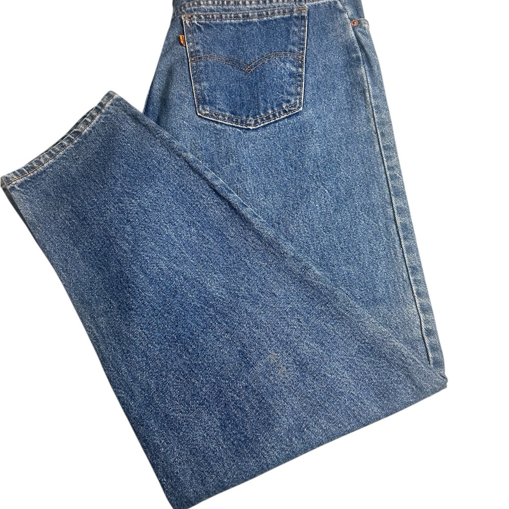 Levi’s 550  Vintage/jeans Men/Orange Tag Made In USA Size 38x32/color Blue